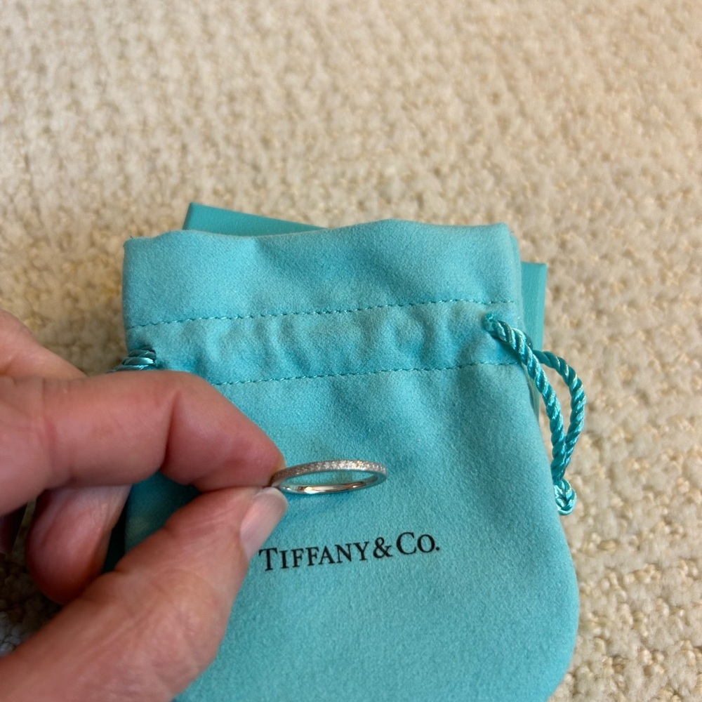 Tiffany & Co. Diamond Pavé Eternity Band in Platinum